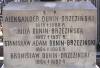 Grave of Dunin - Brzeziski family: Aleksander (d. in 1888), Julia (d. in 1897), Stanisaw Adam (d. in 1886), Bronisaw (d. in 1892)